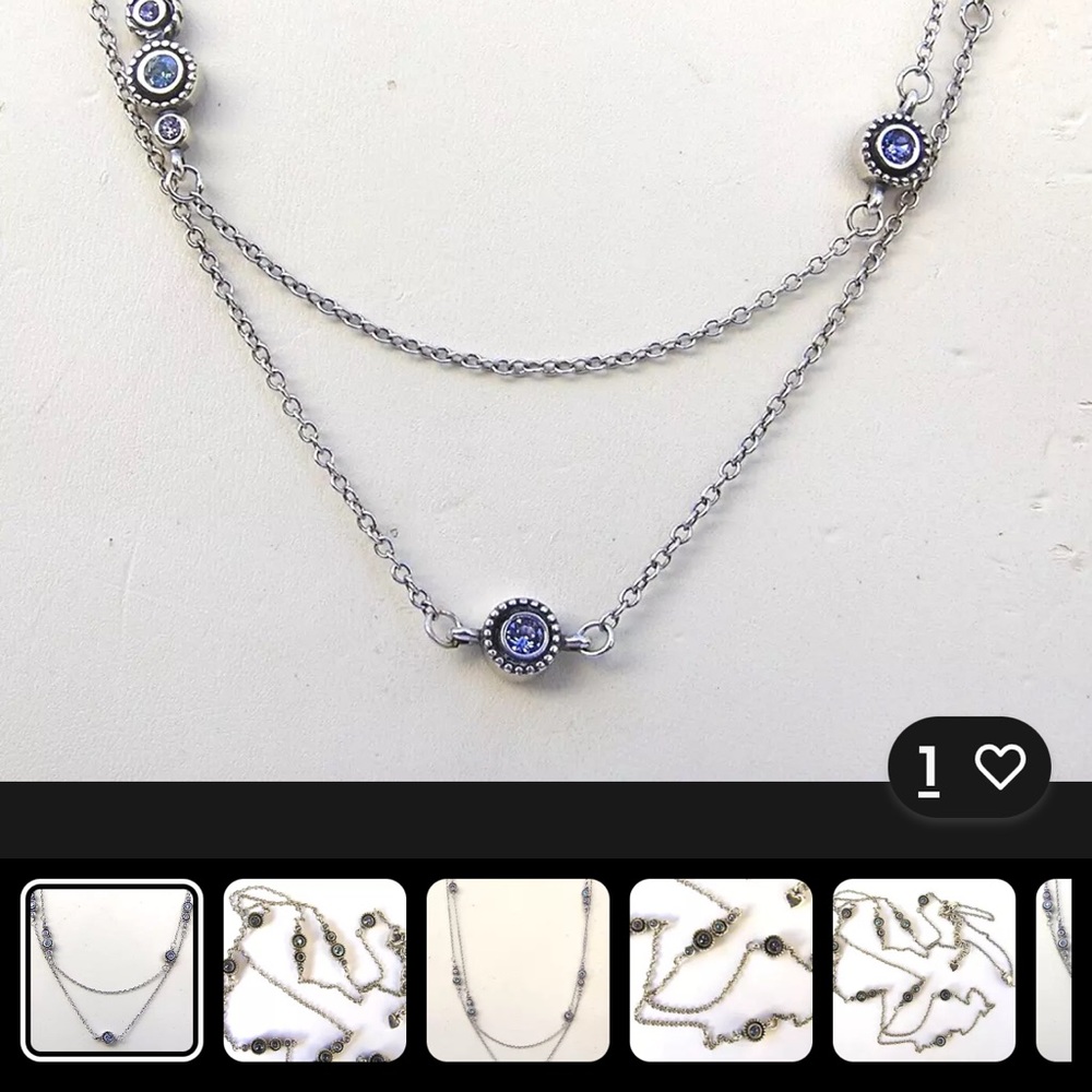 BRIGHTON Halo Long Station Necklace